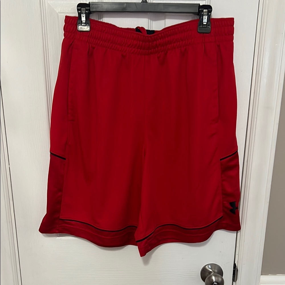 Under Armour Men's Red Athletic Shorts